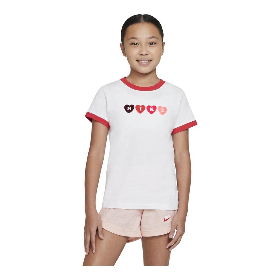  Nike Sportswear Ringer Love Short-Sleeve (Girls') Çocuk Tişört