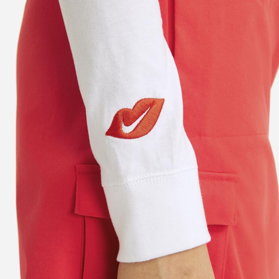  Nike Sportswear Cropped Mock Long-Sleeve Kadın Tişört