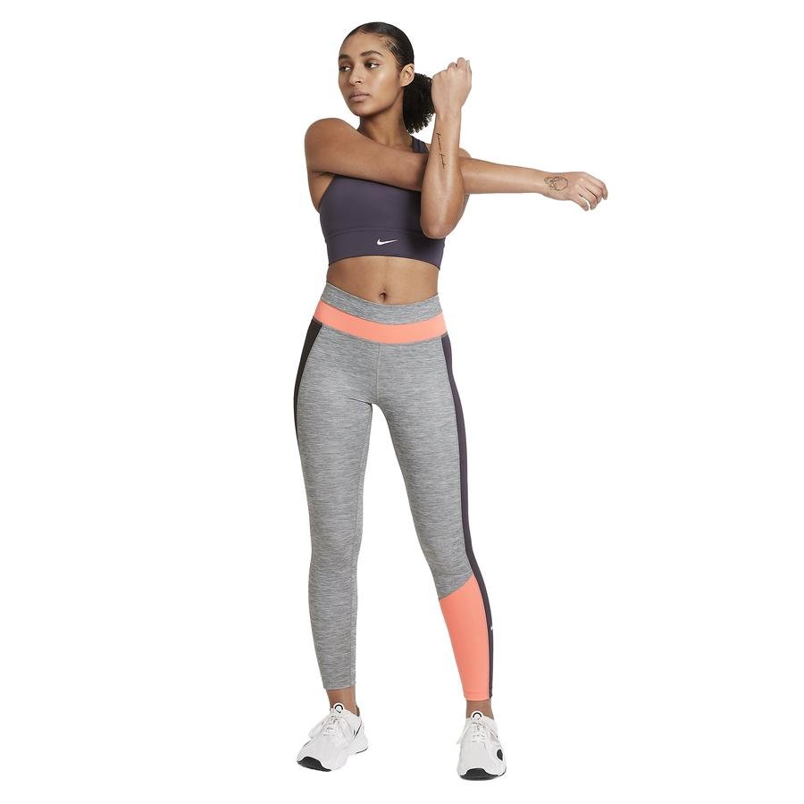  Nike One 7/8 Colour-Block Heathered Leggings Kadın Tayt