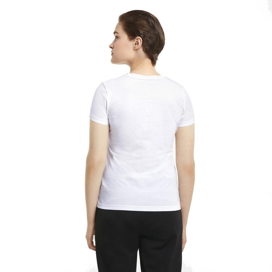  Puma Ess+ Metallic Logo FW21 Short-Sleeve Kadın Tişört