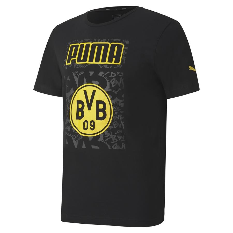  Puma BVB ftblCORE GRAPHIC Short-Sleeve Erkek Tişört