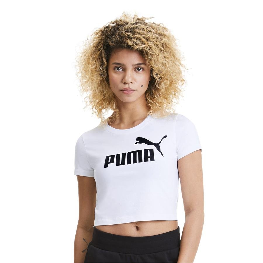  Puma Essentials+ Fitted Short-Sleeve Kadın Tişört