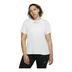 Nike Pro Mesh Top Short-Sleeve (Plus Size) Kadın Tişört