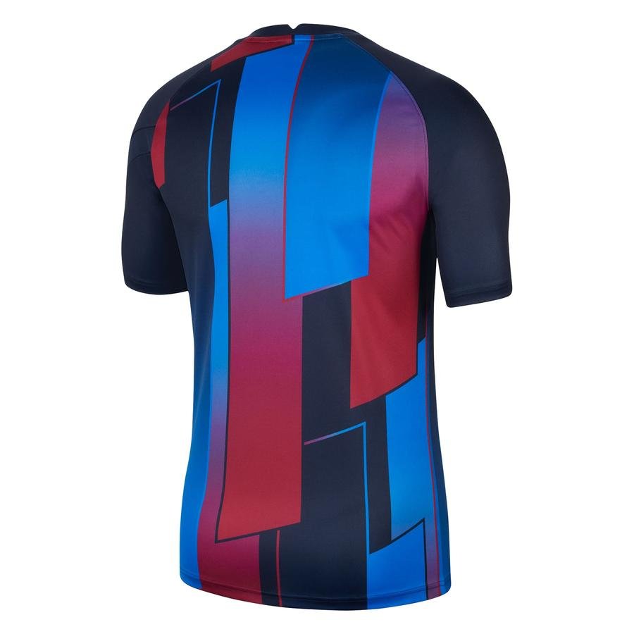  Nike FC Barcelona Pre-Match Short-Sleeve Soccer Erkek Tişört