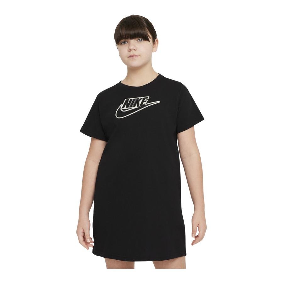  Nike Sportswear Futura Short-Sleeve (Girls') Çocuk Elbise
