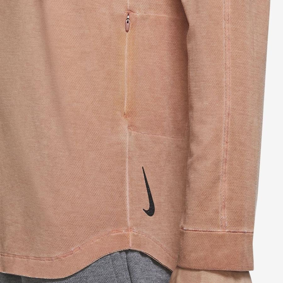  Nike Yoga Tie-Dye Training Long-Sleeve Erkek Tişört