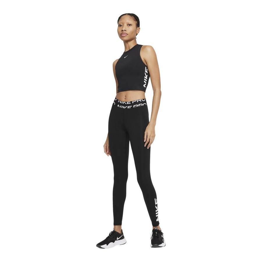  Nike Pro Dri-Fit Mid-Rise Graphic Training Kadın Tayt