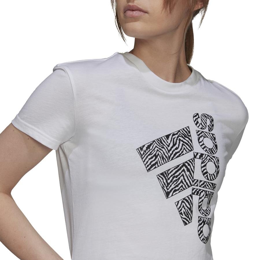  adidas Zebra Logo Graphic Short-Sleeve Kadın Tişört