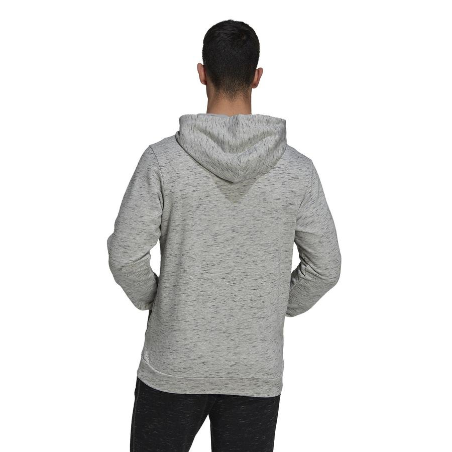  adidas Essentials Melange Embroidered Hoodie Erkek Sweatshirt