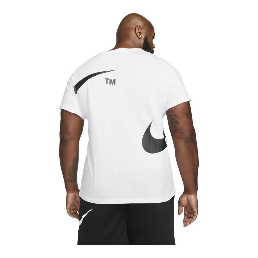  Nike Sportswear Swoosh Pullover Semi-Brushed-Back Short-Sleeve Erkek Tişört