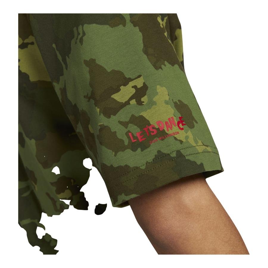  Nike Jordan Zion Camouflage Short-Sleeve Erkek Tişört