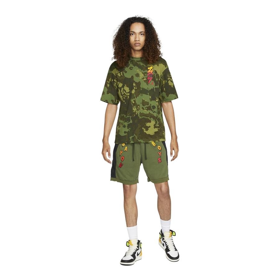  Nike Jordan Zion Camouflage Short-Sleeve Erkek Tişört