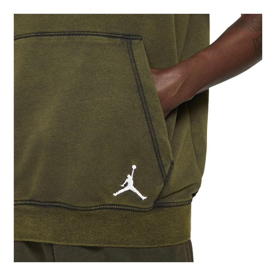  Nike Jordan Dri-Fit Zion Cutoff Short-Sleeve Hoodie Erkek Sweatshirt