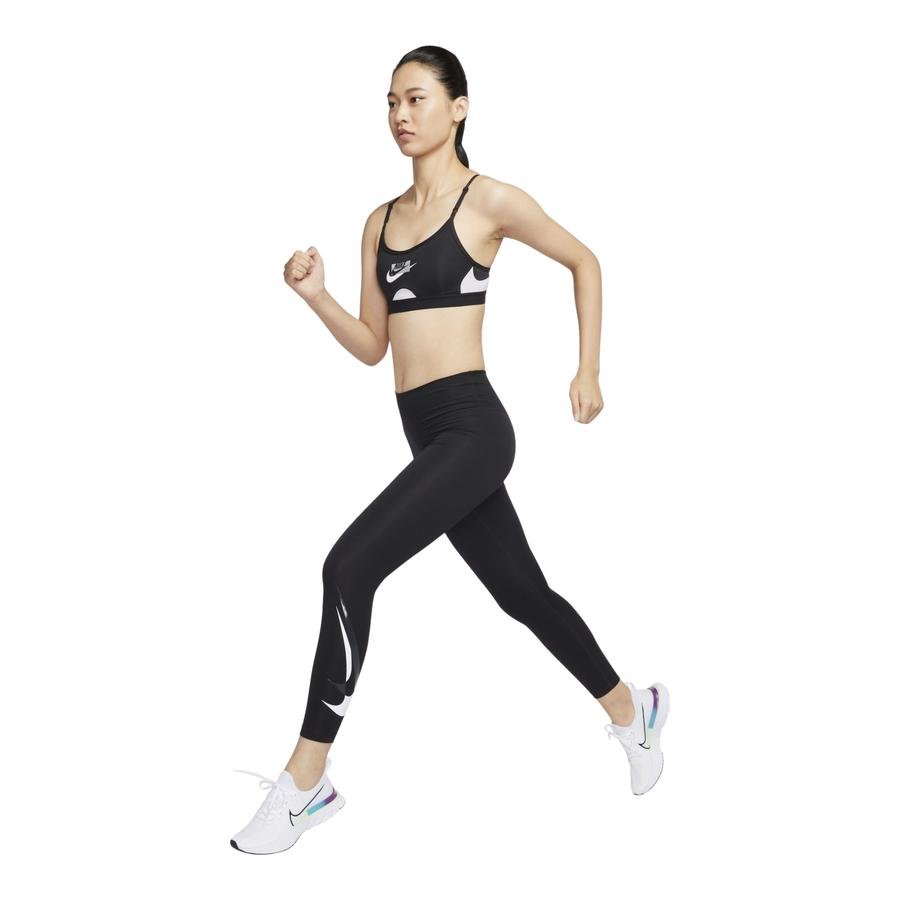  Nike Dri-Fit Swoosh Run 7/8-Length Mid-Rise Kadın Tayt