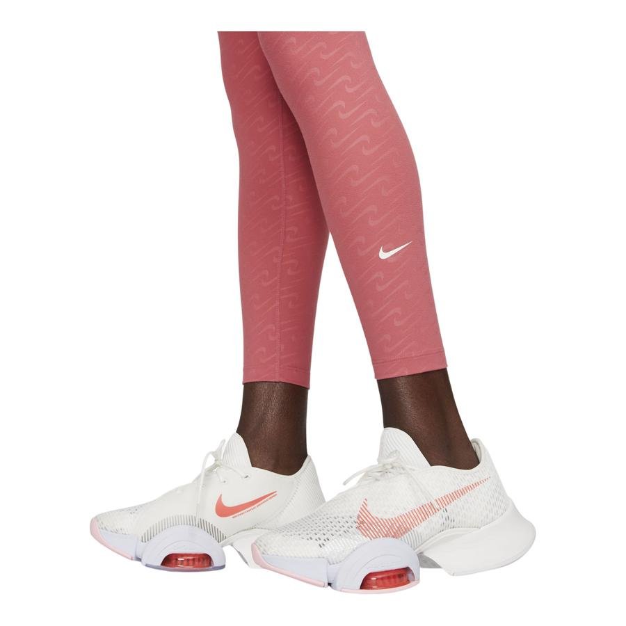  Nike Dri-Fit One Icon Clash Mid-Rise 7/8 Printed Training Kadın Tayt