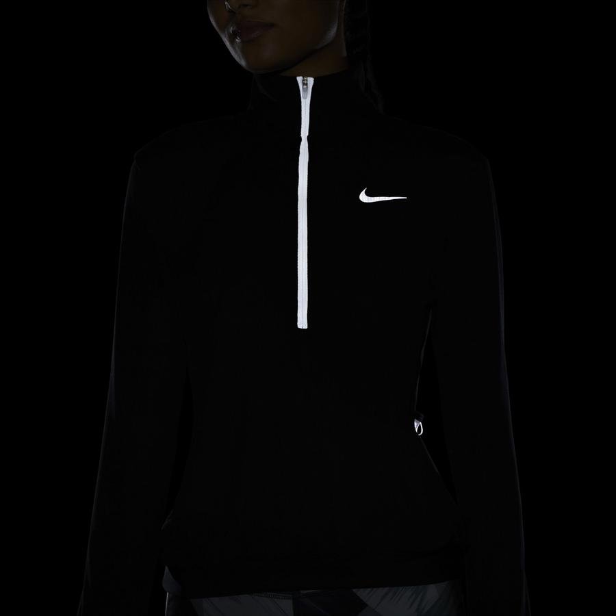  Nike Dri-Fit Element Mid Layer 1/4-Zip Running Long-Sleeve Kadın Tişört