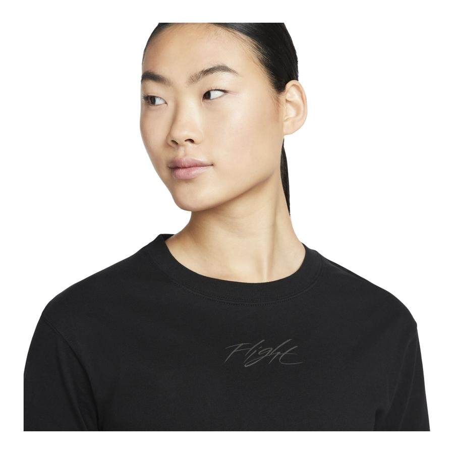  Nike Jordan Heritage Graphic Cropped Sort-Sleeve Kadın Tişört