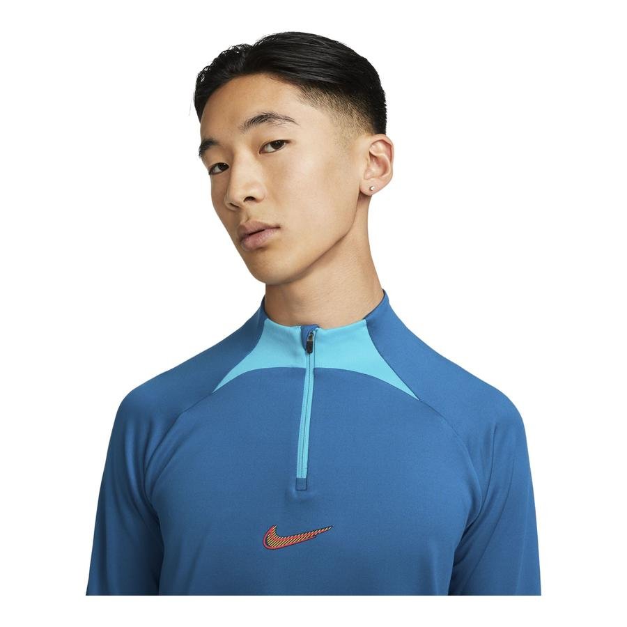  Nike Dri-Fit Strike Football Drill Training Half-Zip Long-Sleeve Erkek Tişört