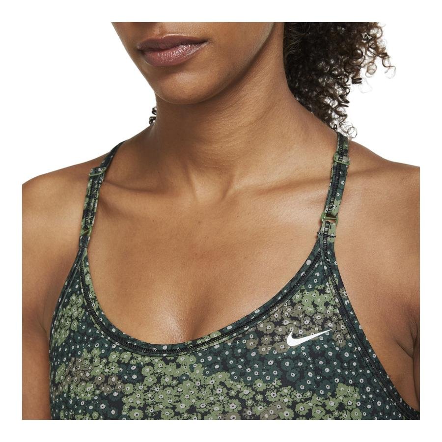  Nike Pro Dri-Fit Indy Flover Printed Light-Support Sports Training Kadın Bra