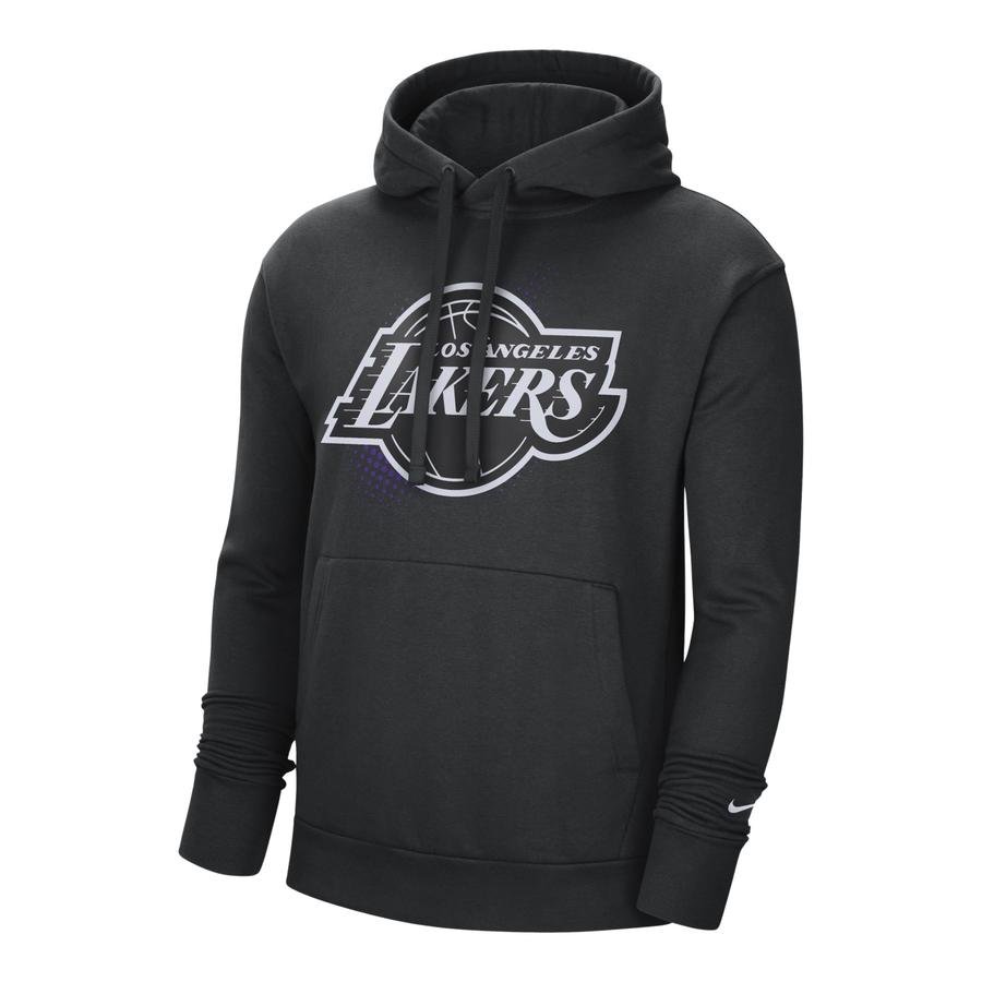 Nike Los Angeles Lakers NBA Fleece Pullover Hoodie Erkek Sweatshirt