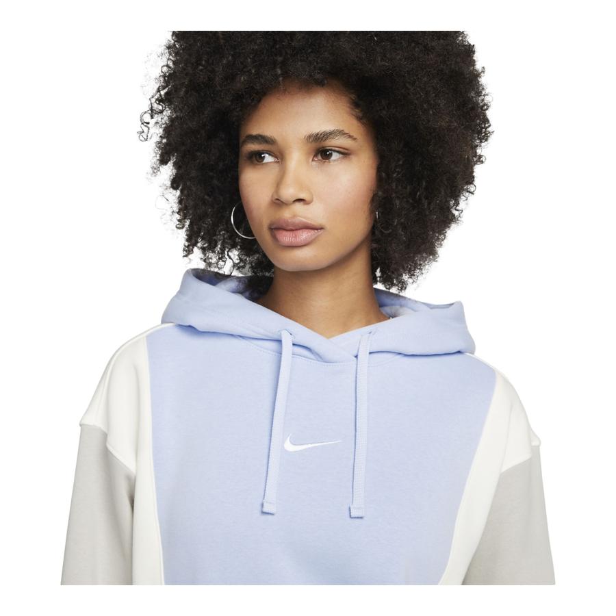 Nike Sportswear Trend Fleece Colorblock Hoodie Kad n Sweatshirt DV8191 Barc n