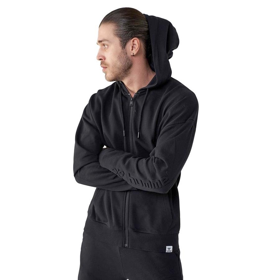  Hummel Sportswear Rick Oversize Full-Zip Hoodie Erkek Sweatshirt