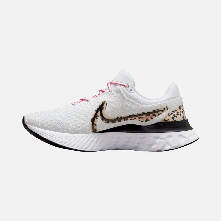  Nike React Infinity Flyknit 3 Road Running “Leopard Swoosh” Kadın Spor Ayakkabı