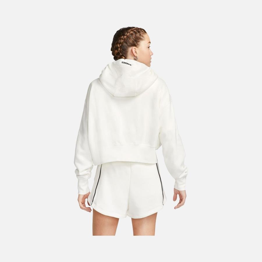  Nike Sportswear Air Fleece Cropped  Full-Zip Hoodie Kadın Sweatshirt