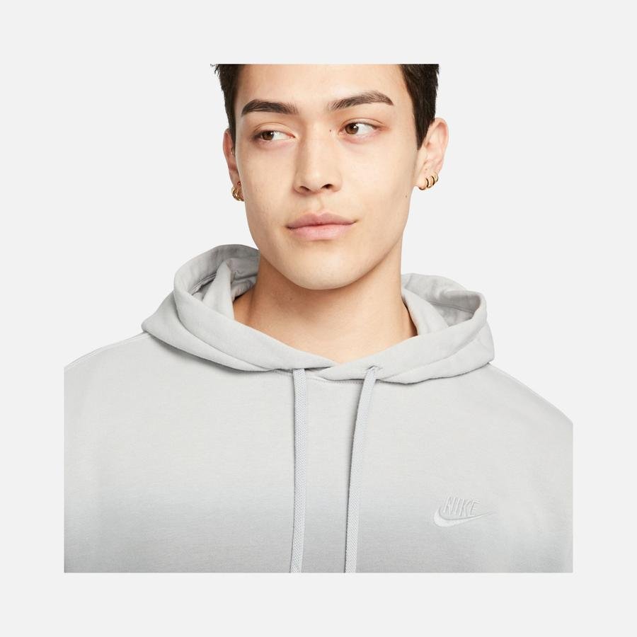  Nike Sportswear French Terry Dip-Dyed Pullover Hoodie Erkek Sweatshirt