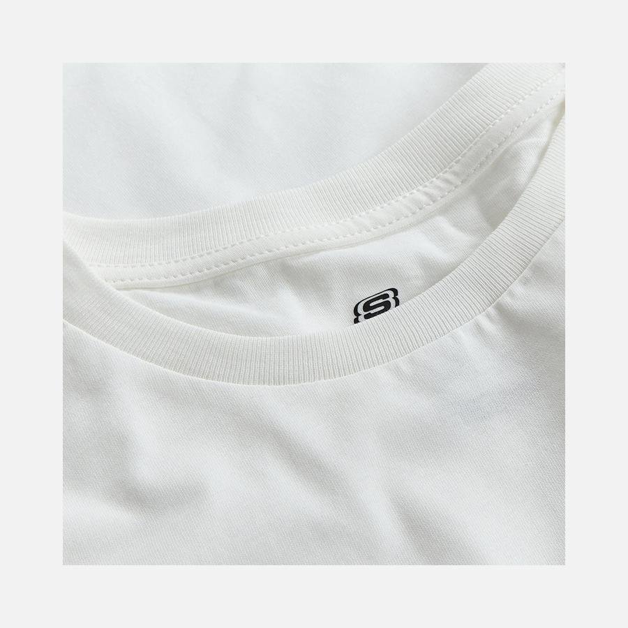  Skechers Sportswear New Basics Round Collar Short-Sleeve Kadın Tişört