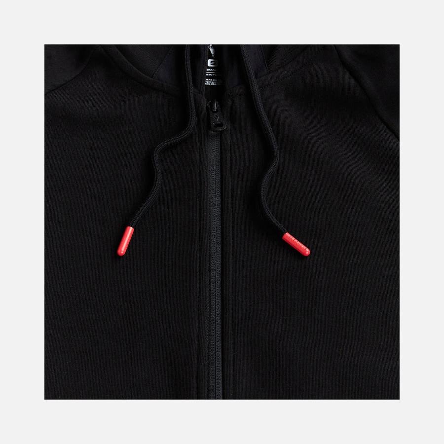  Skechers Sportswear 2Xi Lock Woven Pocket Full-Zip Hoodie Erkek Sweatshirt