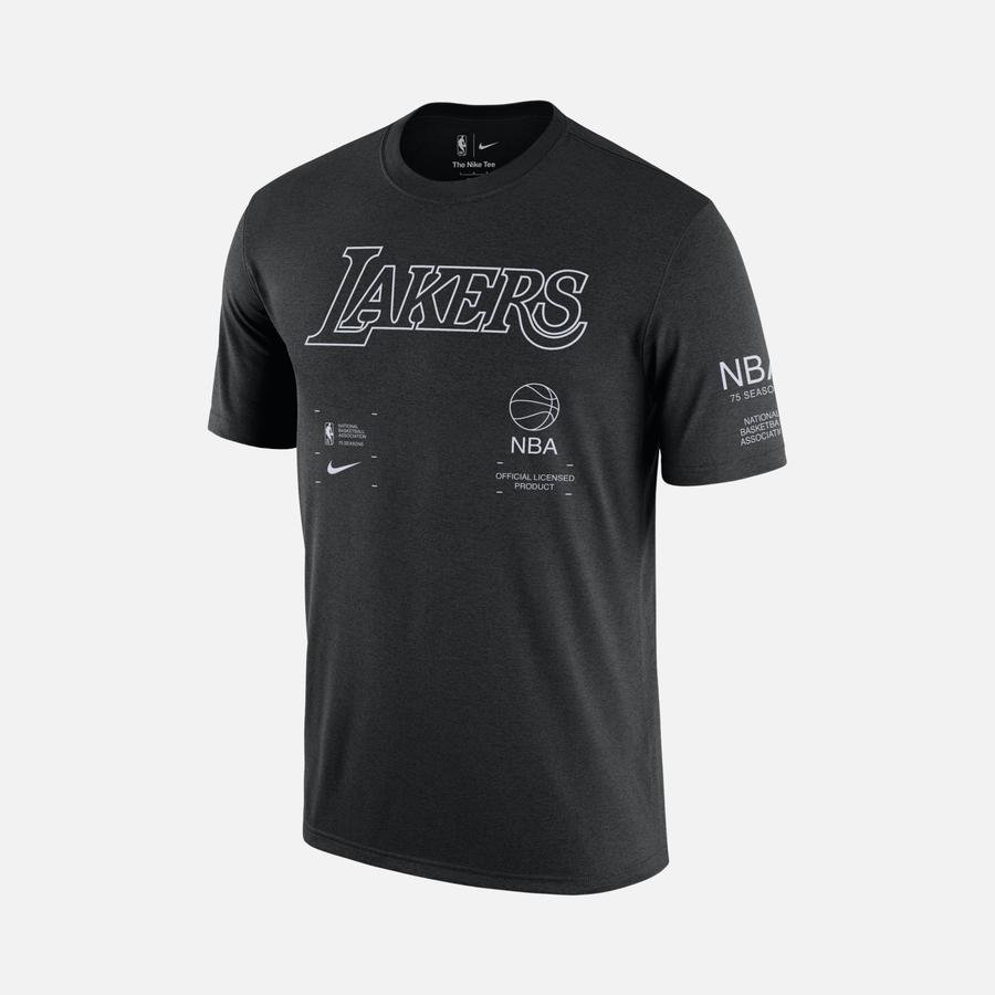  Nike Los Angeles Lakers Courtside FTPK Infinity Short-Sleeve Erkek Tişört