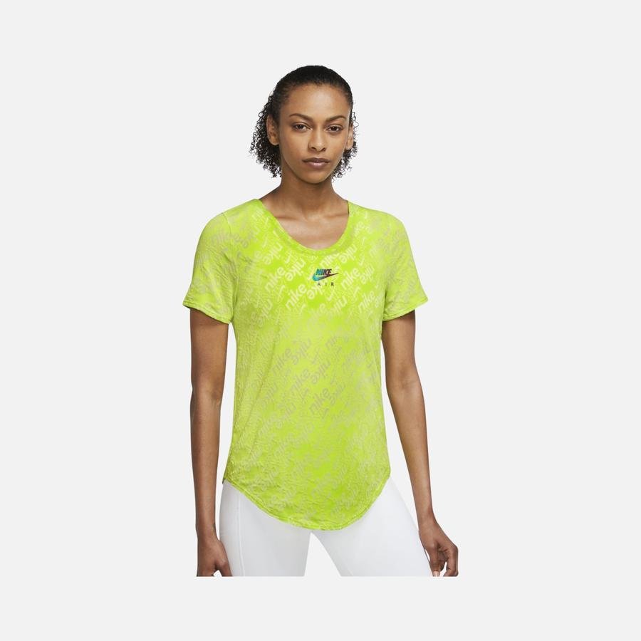  Nike Air Dri-Fit Running V-Neck Short-Sleeve Kadın Tişört