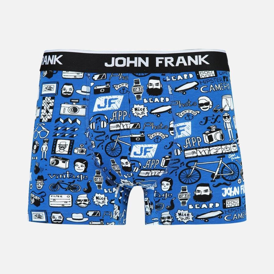  John Frank Hipster Digital Pinting Erkek Boxer