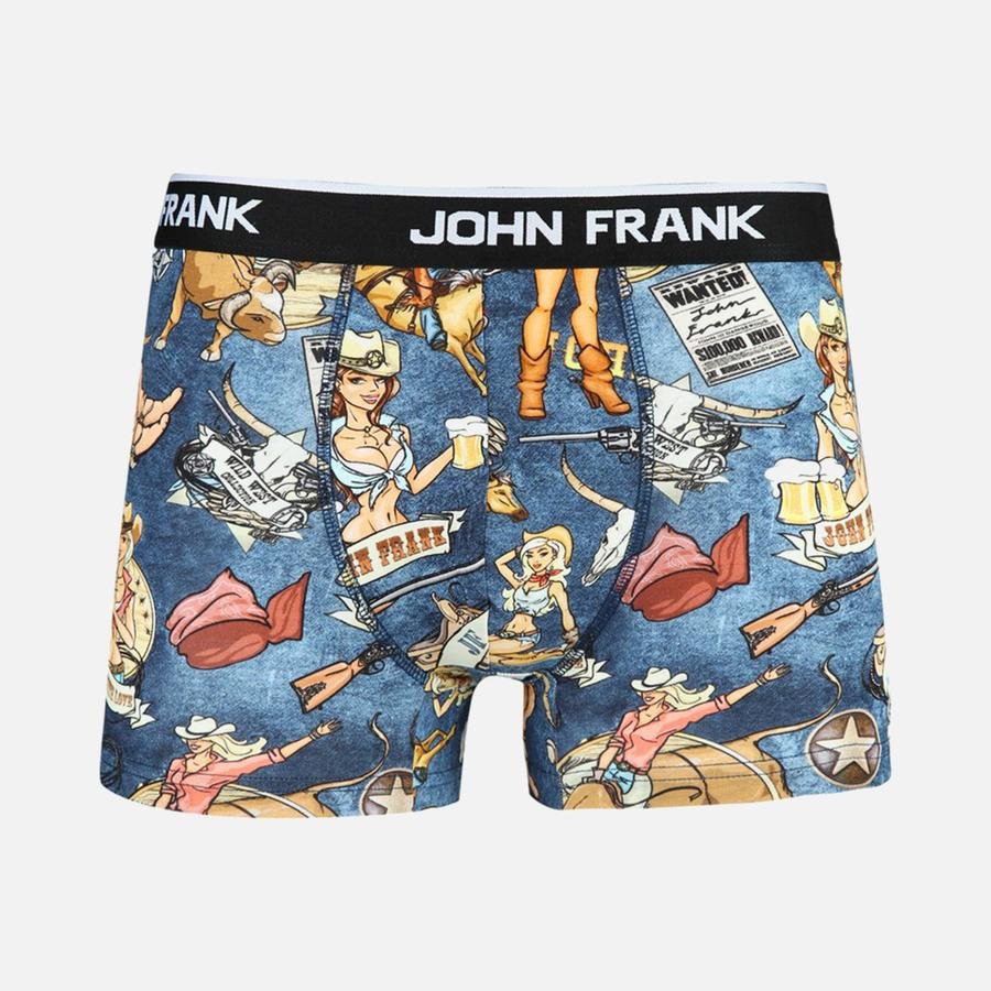  John Frank Kovboy Digital Printing Erkek Boxer
