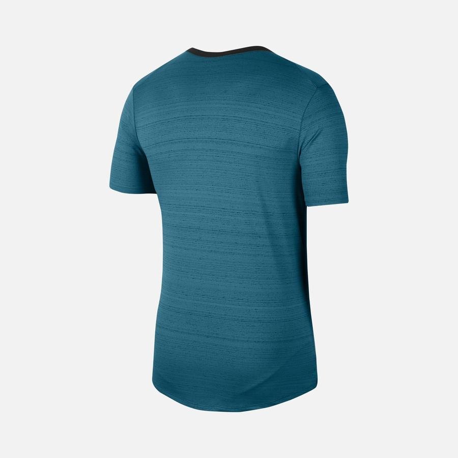  Nike Dri-Fit Miler Running Short-Sleeve Erkek Tişört