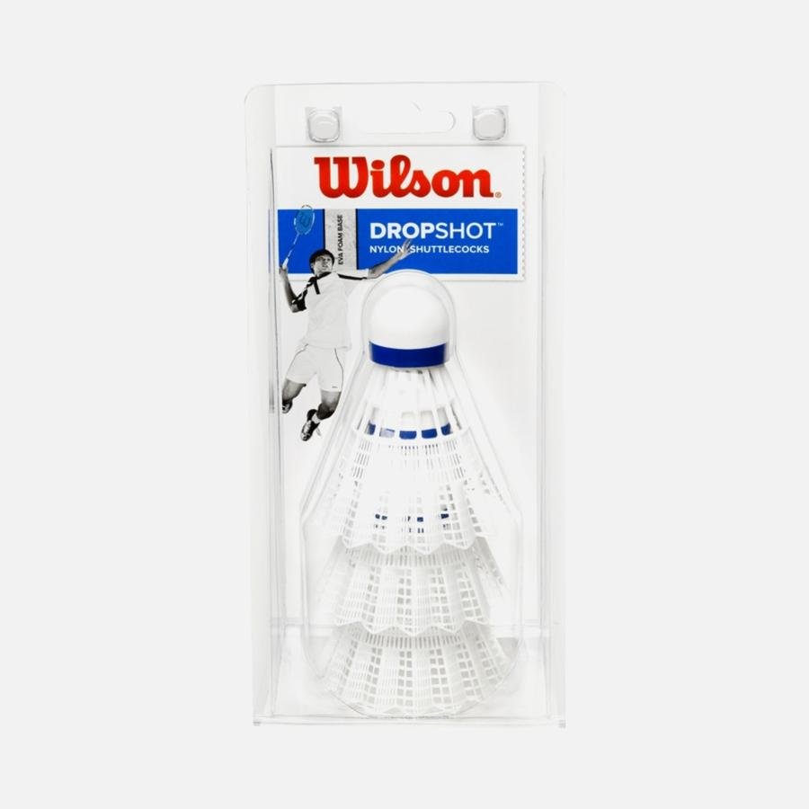 Wilson Dropshot Nylon (3 Pair) Badminton Topu