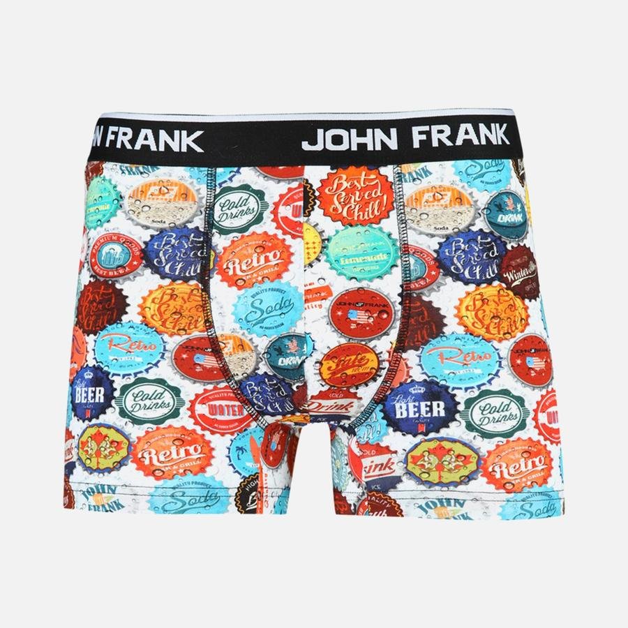  John Frank Digital Printing Erkek Boxer