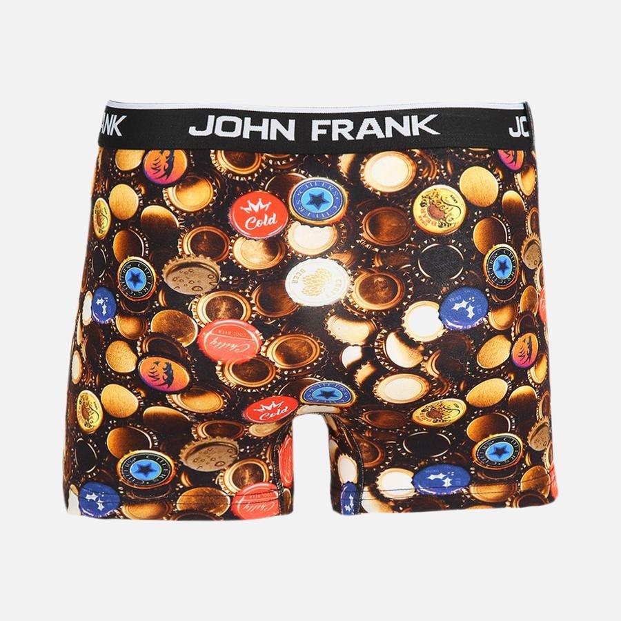  John Frank Caps Di̇gi̇tal Printing Erkek Boxer