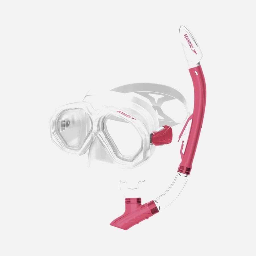  Speedo Leisure Adult Dual Lenses Combo Unisex Gözlük & Şnorkel Set