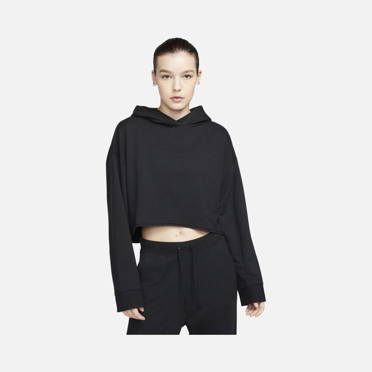 Nike Yoga Luxe Cropped Fleece Training Hoodie Kadın Sweatshirt