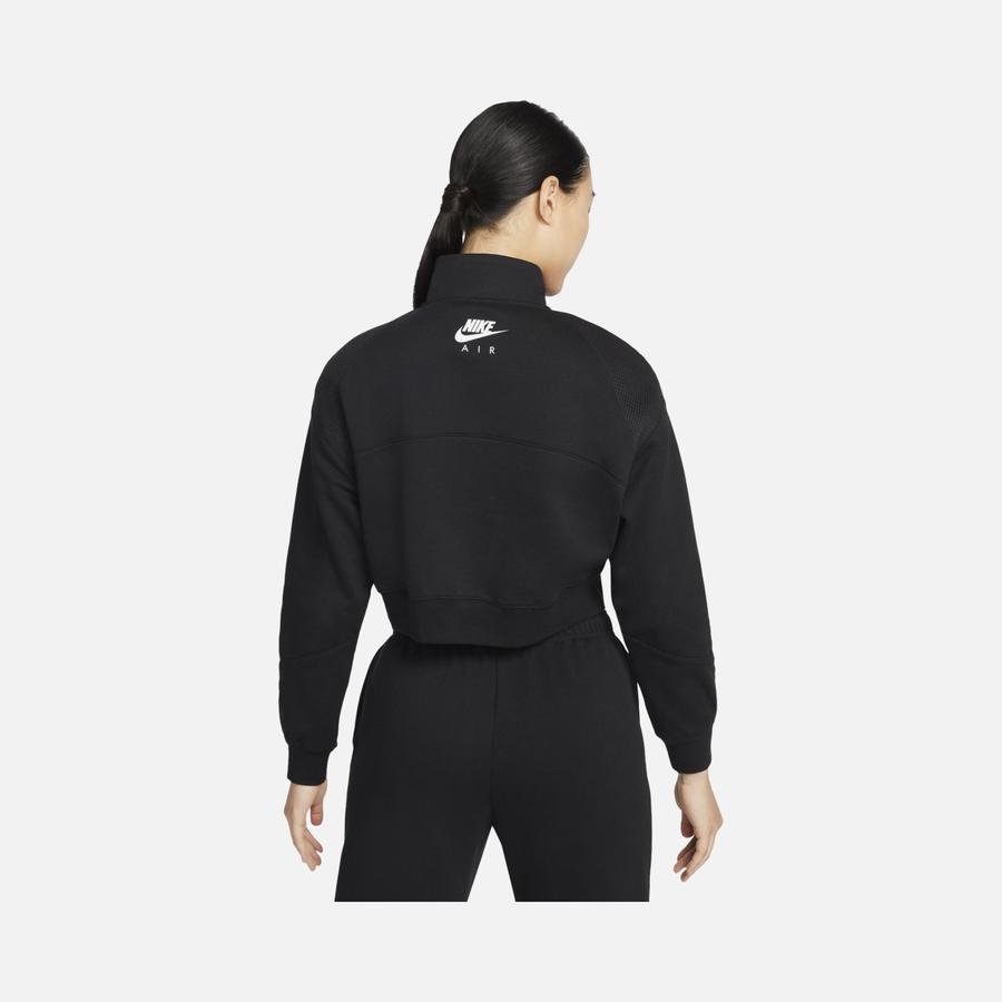  Nike Sportswear Air Cropped Fleece 1/4-Zip Kadın Sweatshirt