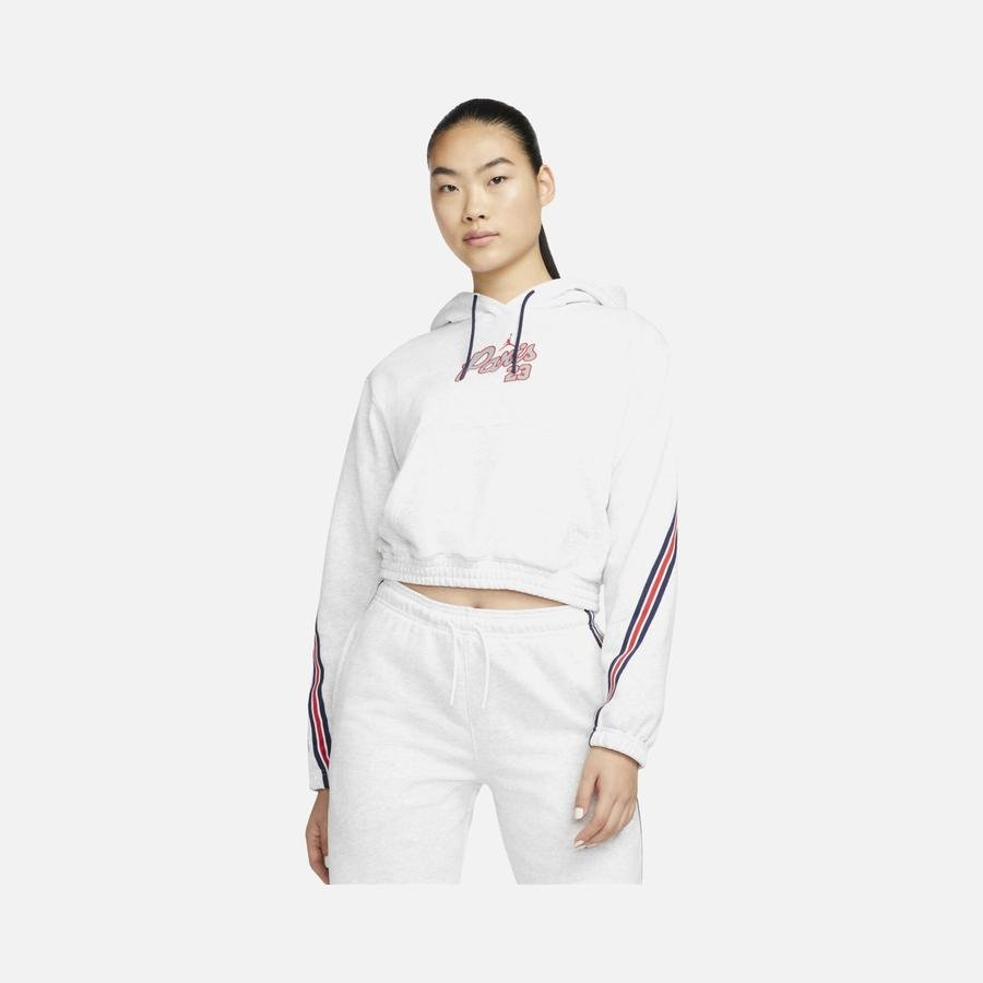  Nike Jordan Paris Saint-Germain Cropped Fleece Hoodie Kadın Sweatshirt