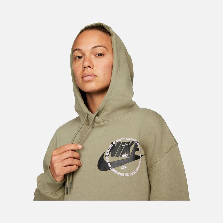  Nike Sportswear Graphic Fleece Hoodie Kadın Elbise