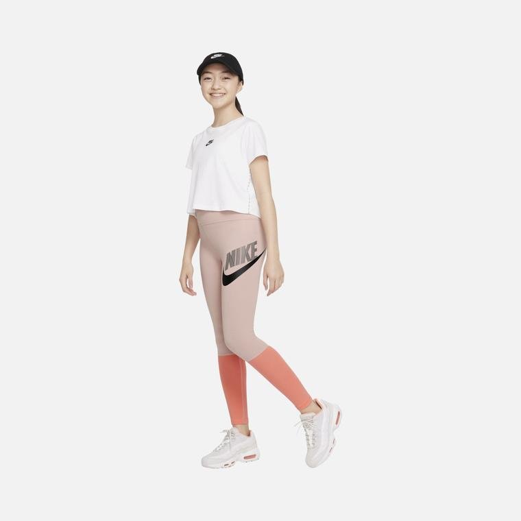 Nike Sportswear Dance High-Waisted (Girls') Çocuk Tayt