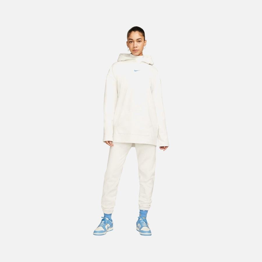  Nike Sportswear Oversized Fleece Funnel-Neck Hoodie Kadın Sweatshirt