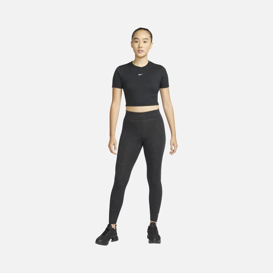  Nike Sportswear Swoosh Printed High-Waisted Dance Kadın Tayt