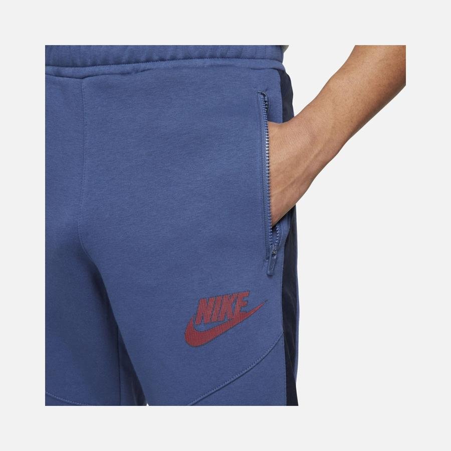  Nike Sportswear Hybrid Fleece Colorblock Erkek Eşofman Altı