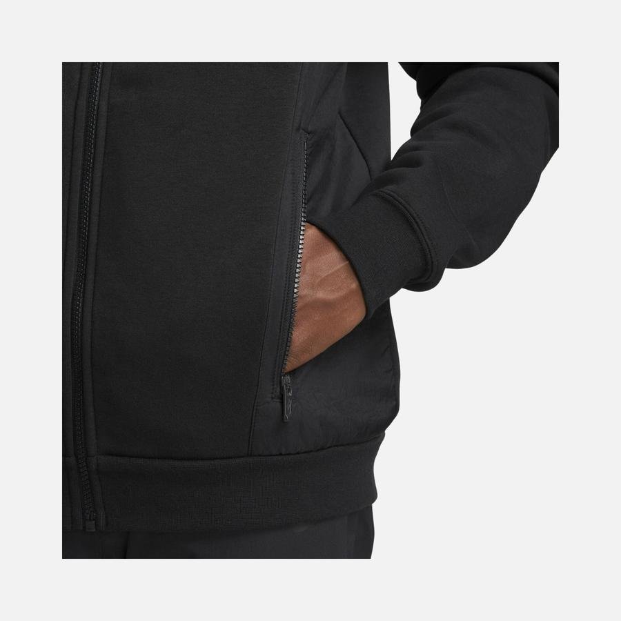  Nike Sportswear Hybrid Fleece Colorblock Full-Zip Hoodie Erkek Sweatshirt