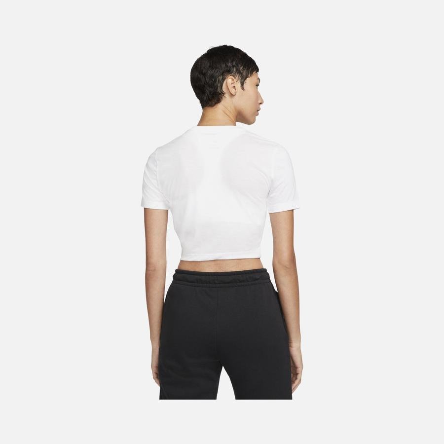  Nike Sportswear Opal Shine Crop Short-Sleeve Kadın Tişört